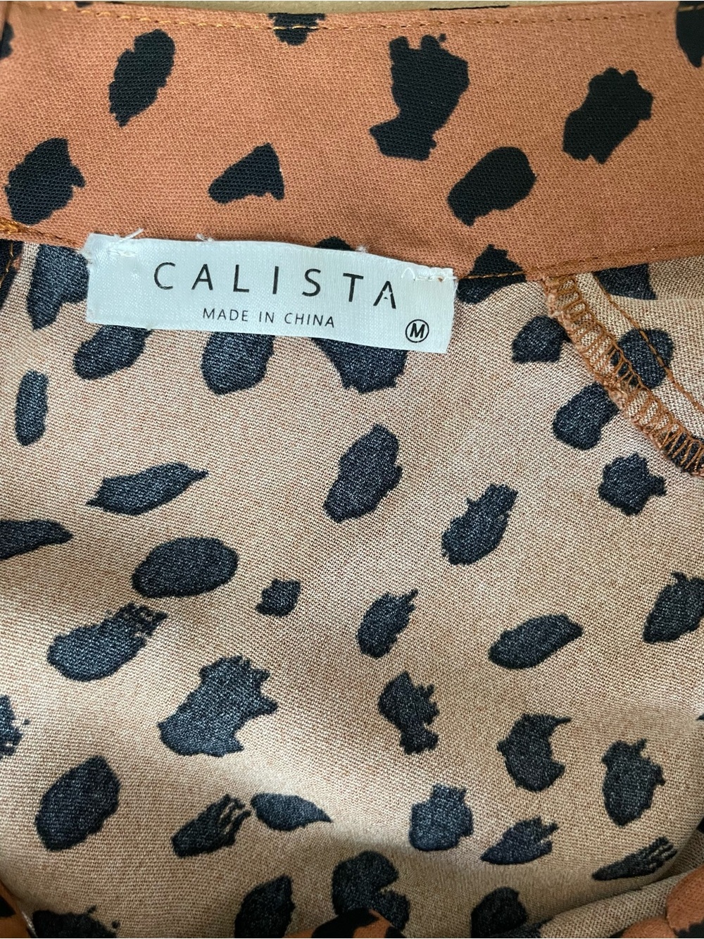 Calista Leopard Print Dress Bow Tie Neck Sleeveless Tiered Quiet Luxury Y2K - Picture 5 of 9